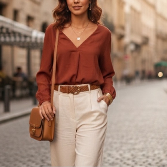 Anthropologie Tops - Anthropologie | Dolan Left Coast Collection Long Sleeved Blouse